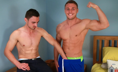 Bonus Video of Photo Shoot - Royal Marin Tyler fucks Sams Eager Hole Capa